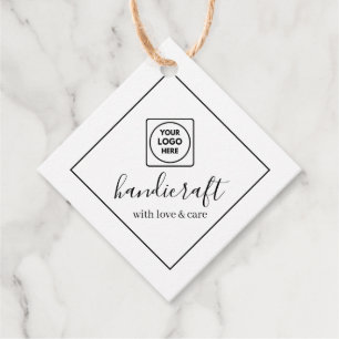 Kraft Diamond Logo Handmade Price Label Tags