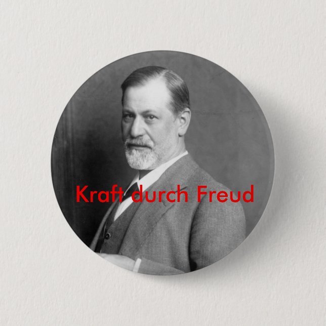 Kraft durch Freud 6 Cm Round Badge (Front)