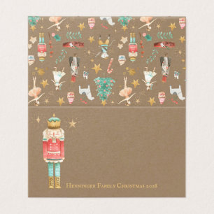 Kraft Everything Nutcracker Christmas Place Card