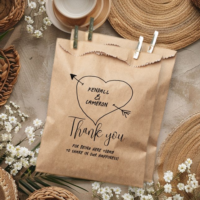 Kraft Favour Bag Thank You Message (Creator Uploaded)