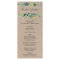 Kraft Foliage Dinner Menu Card