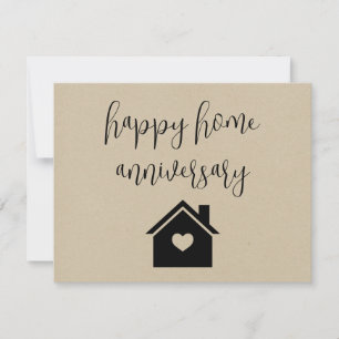 Kraft Heart House Home Anniversary Card
