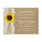 Kraft, Lace & Sunflower Collection Save The Date