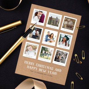 Kraft Memory Book Style Christmas Holiday