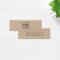 Kraft paper add logo stud earring display card
