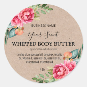 Kraft Paper Body Butter Labels