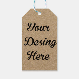 Kraft Paper Custom Brunch and Bubbly Gift Tags