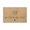 Kraft paper custom logo thank you  business card