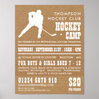 Kraft Paper, Hockey Camp Advertising