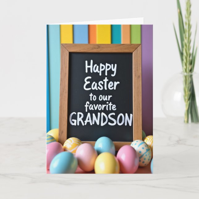 Kraft Paper Look Spring Card (Front)