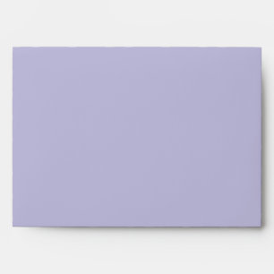 Kraft Paper Script purple Return Address Envelope