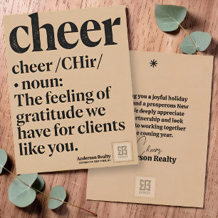 Kraft Paper Style Corporate Business Square Logo Card