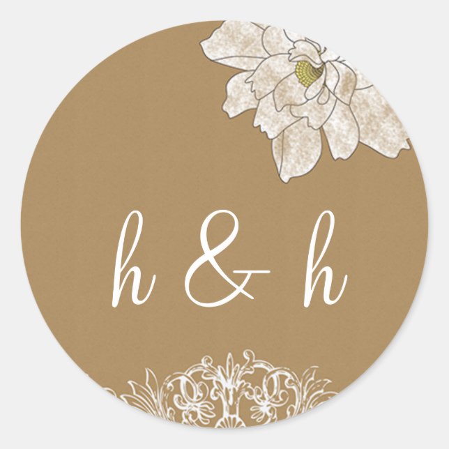 Kraft Paper Wedding : Seals (Front)