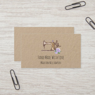 Kraft Paper With Hand Made By Business Card