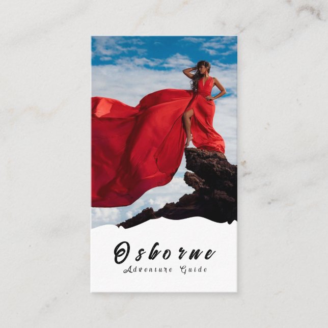 Kraft Rocky Mountain Adventure Guide Business Card (Front)