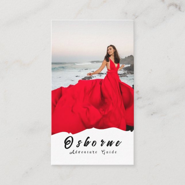 Kraft Rocky Mountain Adventure Guide Business Card (Front)