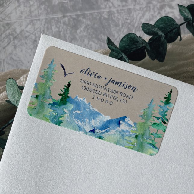 Kraft Rocky Mountain Return Address Label (Creator Uploaded)