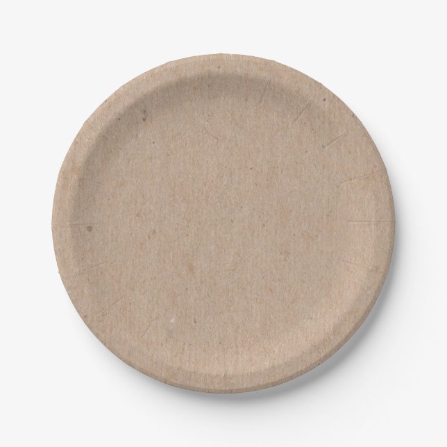 Kraft Rustic Plate (Front)