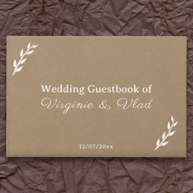 Kraft & Rustic Wedding Guest Book (Kraft & Rustic Wedding Guest Book)