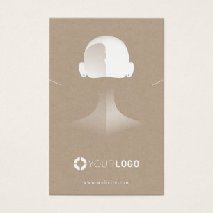 Kraft unique portrait custom logo earring display