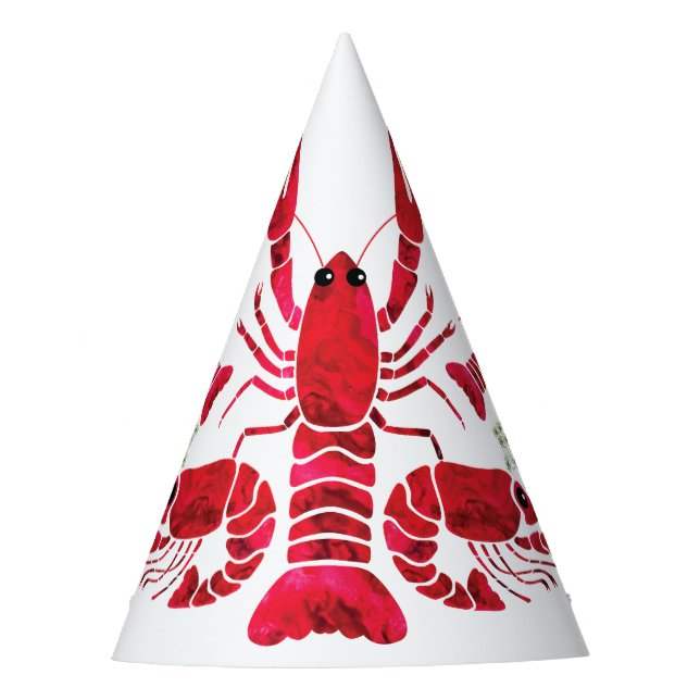 Kräftskiva/ Crawfish Boil Party Hat (Front)