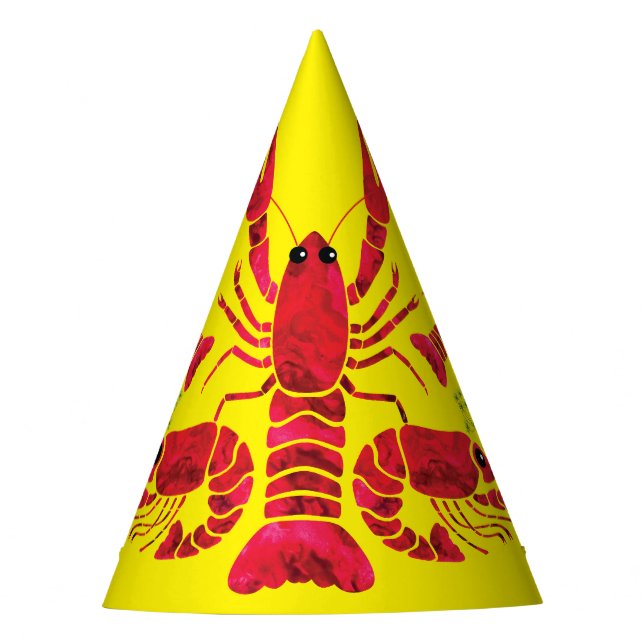Kräftskiva/ Crawfish Boil Party Hat (Front)