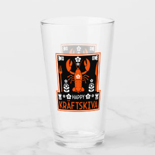 Kräftskiva - Swedish Crayfish Party Glass