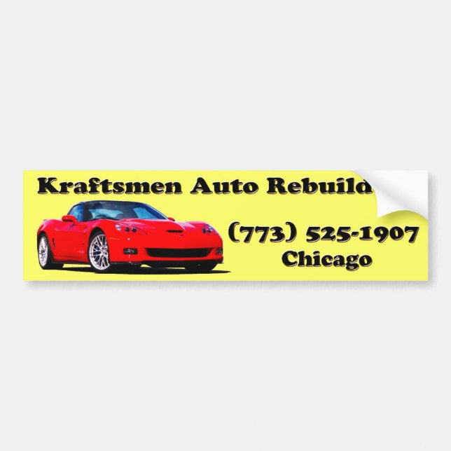 Kraftsmen Bumper Sticker (Front)