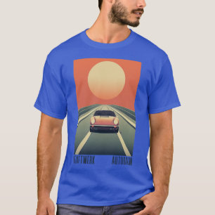 Kraftwerk Autobahn Retro Aesthetic Original Design T-Shirt