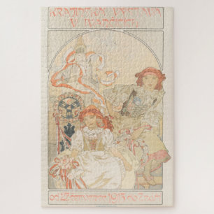Krajinská výstava v Ivancicích (1912) by Mucha Jigsaw Puzzle