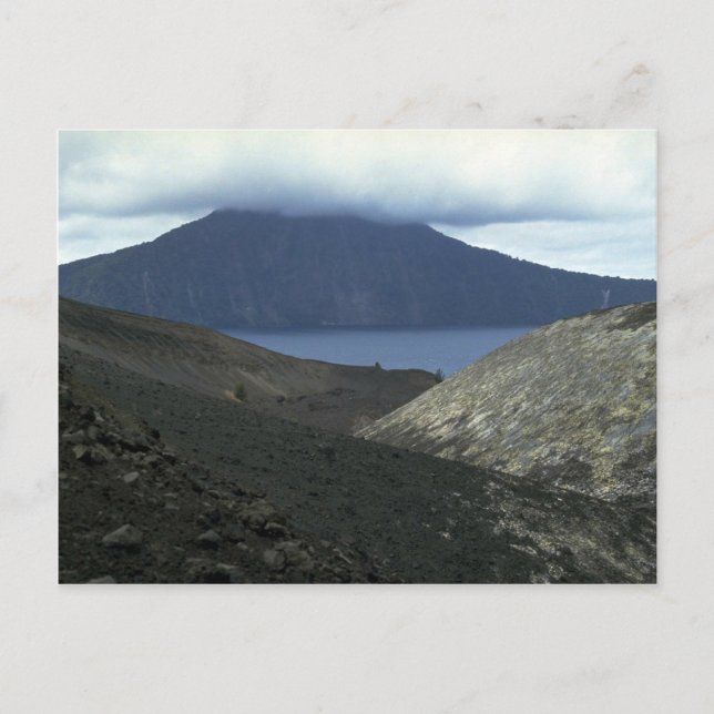 Krakatoa volcano island, Indonesia Postcard (Front)