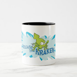 Kraken Big Splash Two-Tone Coffee Mug
