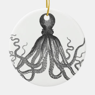 Kraken - Black Giant Octopus / Cthulu Ceramic Tree Decoration