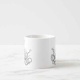 Kraken - Black Giant Octopus / Cthulu Espresso Cup