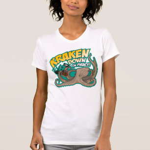 Kraken Down On Piracy T-Shirt
