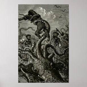 Kraken from 20000 Leagues Under the Sea Poster