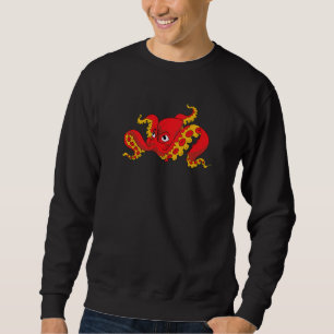Kraken Ocean Animal  Scuba Diving Sea Monster Octo Sweatshirt