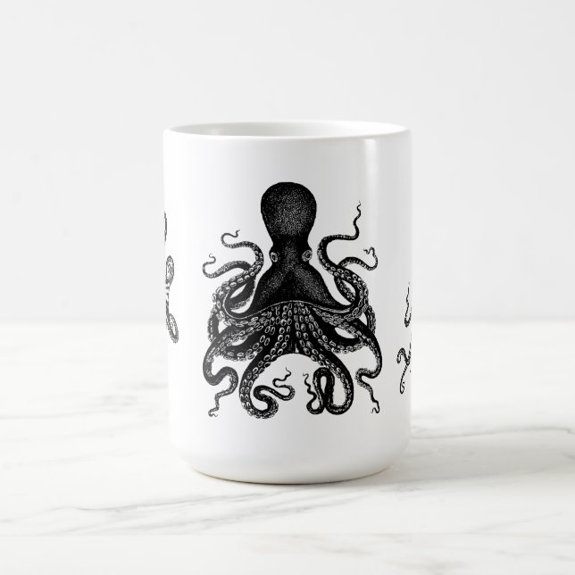 Kraken Octopus Mug cup for Steampunk Cthulu fans! (Center)