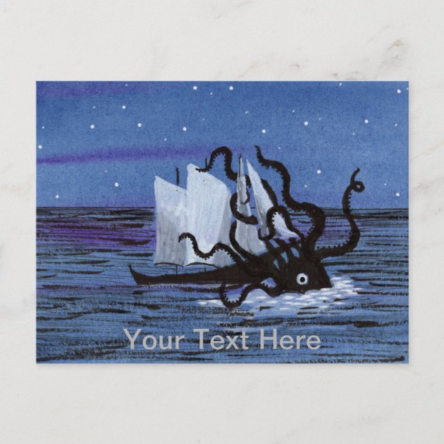 Kraken Postcard (Front)