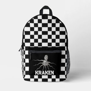 Kraken Printed Backpack