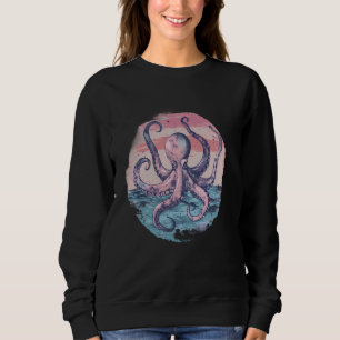 Kraken Sea Ocean Octopus Sea Creature Cthulhu Suns Sweatshirt