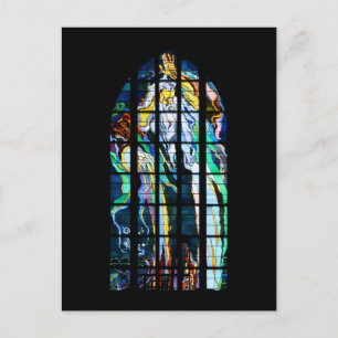 Krakow Church of St. Francis Stained Glass Postcard