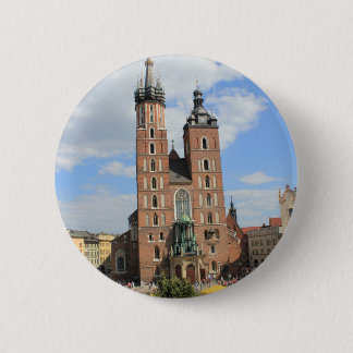 Krakow, Mariacki Church, St Mary's church, gifts 6 Cm Round Badge