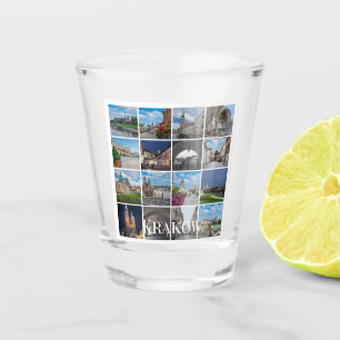 Krakow old town landscapes, Poland Shot Glass