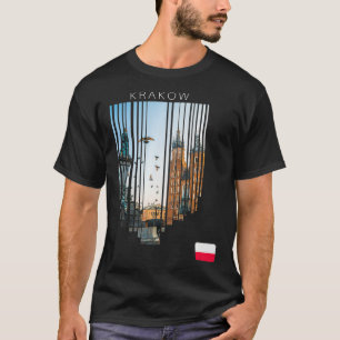 Krakow Poland Flag T-Shirt