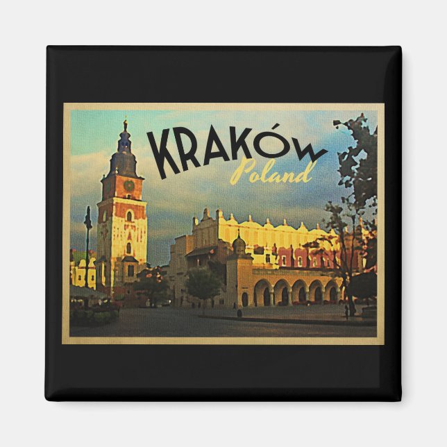 Krakow Poland Magnet (Front)
