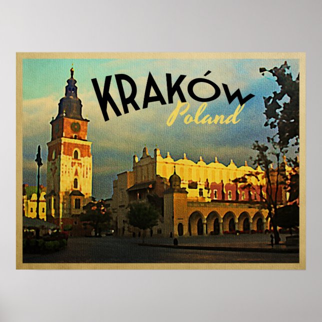 Krakow Poland Poster (Front)