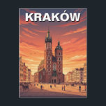 Krakow Poland Travel Postcard<br><div class="desc">Kraków, one of Poland’s most historic and picturesque cities, is a cultural gem filled with mediaeval charm, vibrant traditions, and stunning architecture. Once the royal capital of Poland, Kraków’s Old Town is a UNESCO World Heritage Site, featuring Rynek Główny, Europe’s largest mediaeval market square. The square is home to the...</div>