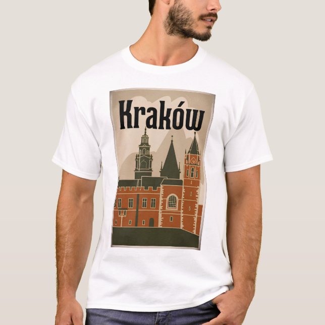 Kraków Poland vintage T-Shirt (Front)
