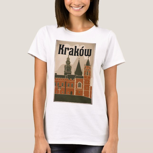 Kraków Poland vintage T-Shirt (Front)